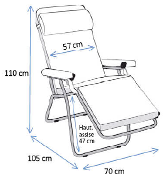 Encombrement Samrelax