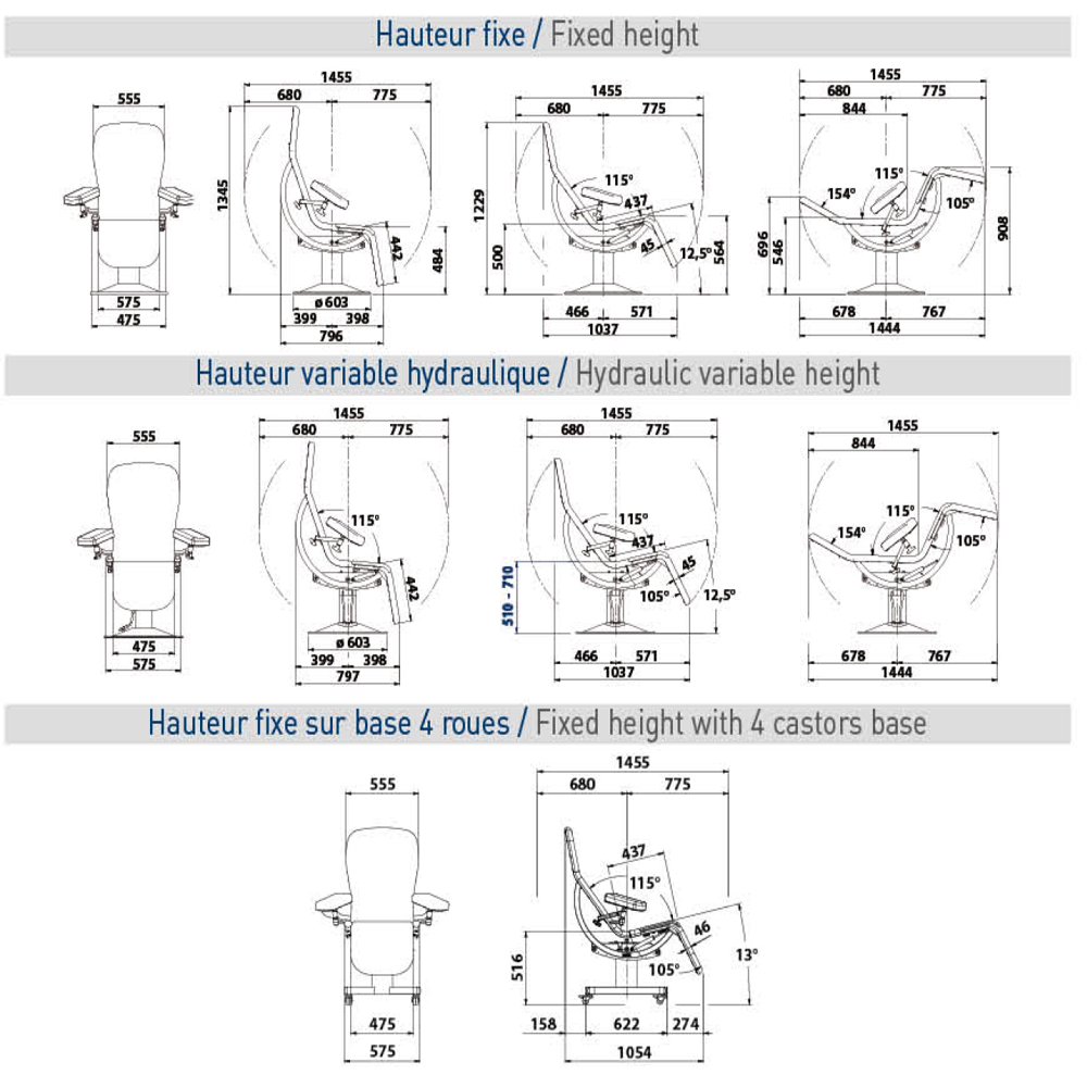 Fauteuil de prélèvements DENEO