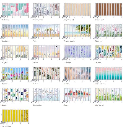 Nuancier pour rideau motifs