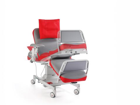 Fauteuil ambulatoire de chirurgie, médecine dialyse oncologie COMF2