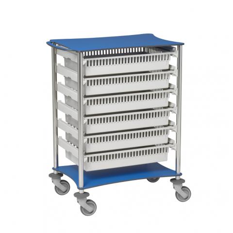 Chariot de stockage modulaire Réf.2500 Bleu