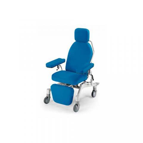 Fauteuil de prélèvement triplan synchronisé à hauteur fixe