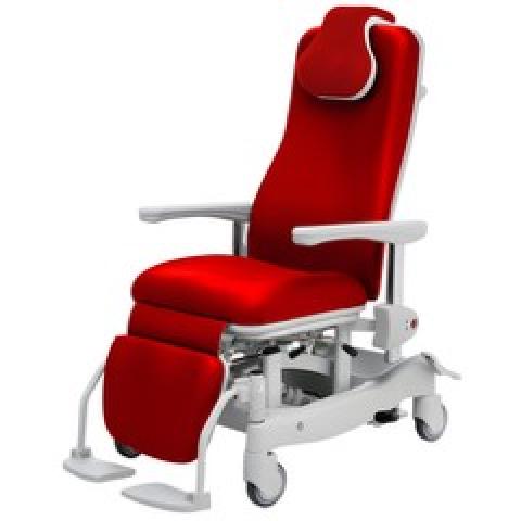 Fauteuil de repos et transfert à hauteur variable hydraulique mouvements dissociés assistés par vérins à gaz MR1078