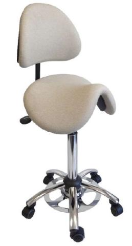 Selle médicale inclinable avec dossier à commande au pied Série 37DI